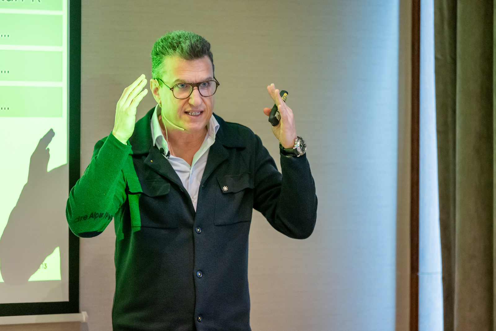 Andre Alpar speaking