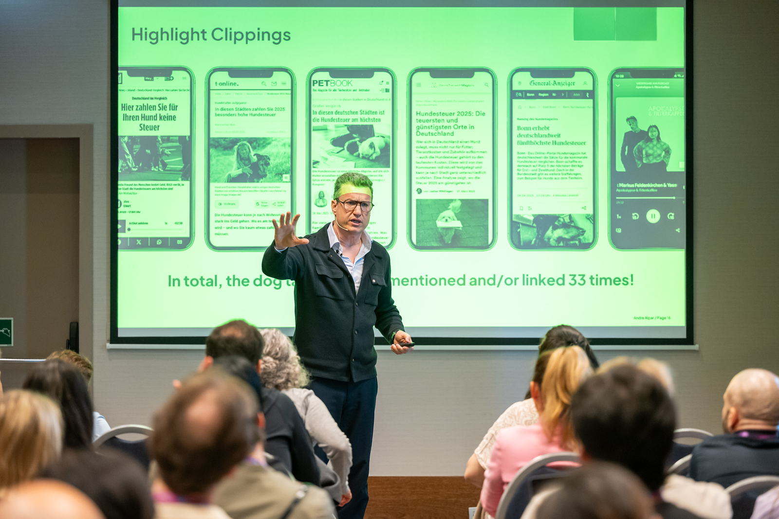 Andre Alpar speaking