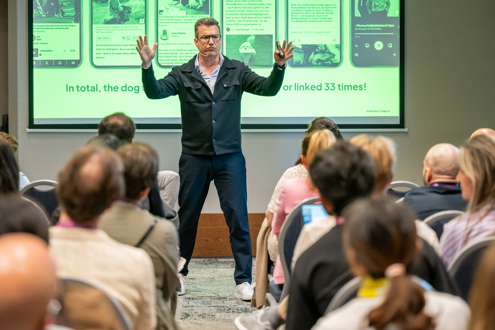 Andre Alpar speaking